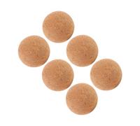 POPETPOP 6 Piezas Pelota de Fútbol de Mesa de Madera Peso Optimizado para Futbolín, Precisión Alta y Pase Exacto, Adecuado para Adultos Oficina o Sala de Recreación
