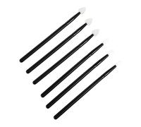 POPETPOP 6 piezas Pinceles de Silicona para Labios y Ojos Aplicadores Cosméticos Portátiles Kit Compacto y Ligero para Maquillaje Profesional y Diario