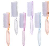 POPETPOP 6 Piezas Pinceles para Uñas Cepillo para Uñas Cepillo Limpiador para Manicura y Pedicura para Limpieza y Pies