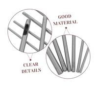 POPETPOP 6 Piezas Sacabocados Hueco de Acero para Cuero Punzones Redondos para Cinturones Correas y Manualidades DIY Herramienta y Resistente