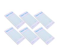POPETPOP 6 Piezas Talonarios de Cheques para Restaurante de Papel Verde Diseño Claro, Libreta de Pedidos para Operaciones en Restaurantes y Servicios de Camarera