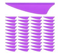 POPETPOP 60 Plumas para Flechas de Plástico Morado Diseño Ligero y Resistente Paquete de Repuesto para y Puntería Accesorios Compatibles para Flechas