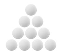 POPETPOP 60mm Pelota de Entrenamiento de Golf Color Blanco 10 Piezas EVA | Espuma Eva, Sensación Realista y Vuelo Estable, Práctica en Espacios Pequeños, Forma Redonda