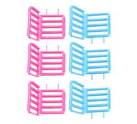 POPETPOP 6juegos Clips Rizador de Pelo Ondulado Resistente y Ligero para Peinado DIY sin Calor con Colores Aleatorios Accesorio para Volumen y Rizos Naturales Color Color Aleatorio