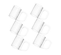 POPETPOP 6piezas Clips para Cortinas Roller Mango Transparente para Fáciles De y Usar Soporte Resistente y Duradero