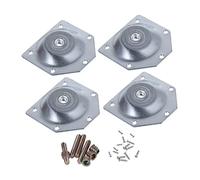 POPETPOP 6piezas Conector para Patas De Mesa Almohadillas Placa De Hierro Biselado Junta Fijadores Práctico