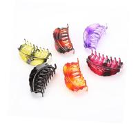 POPETPOP 6piezas Horquillas de Colores Pinzas de Resina Estilo Retro Sujetador para Coleta Pinzas de Cabello