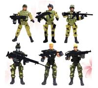 POPETPOP 6piezas Modelo De Soldado Militar De Juguete De Modelo De Fuerzas Especiales De Plástico para Interactivo De Batalla para Padres Hijos