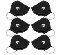 POPETPOP 6piezas Porta Púas De Guitarra De PU Bolsa Pequeña para Guardar Púas Llavero Portátil para Viajar o Tocar La Guitarra
