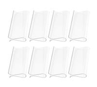 POPETPOP 8 Manijas Transparentes de Plástico para Persianas Enrollables, Abrazaderas de Elevación para Cortinas, Accesorios de Repuesto para Cortinas Enrollables en Ventanas, Hogar