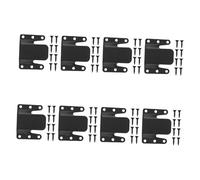 POPETPOP 8 Piezas Clips de Conexión para Muebles de Hierro Soportes para Sofás Modulares Fijadores de Secciones para Sofá y Sillones Accesorios Antidesplazamiento con Tornillos