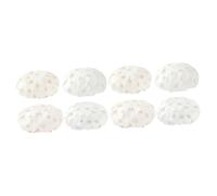 POPETPOP 8 Piezas Gorro De Impermeable Tachuelas De Arte De Uñas Gorros De Eva Cubierta De Cabezal De Gorro Para Cabello Seco Mañana Ajustable Perder Gorra Impermeable