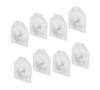 POPETPOP 8 Piezas Junta de Pata de Mesa de sofá Moderno Sofa Platos Patas para Muebles Patas Mueble calzos Placas de Montaje de Patas Placas de Montaje en ángulo Planchar
