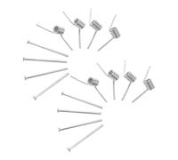POPETPOP 8 Piezas Muelles Metálicos para Pinzas de Cabello, de Acero Inoxidable Fuerte Elasticidad y Superficie Lisa, Compatibles Horquillas Grandes y Medianas para Estilizado Seguro