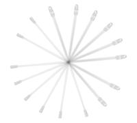 POPETPOP 8 Piezas Varillas de Repuesto para Persianas Verticales Plástico Transparente con Gancho Accesorio para Cortinas Sencillo y Resistente para Ventana