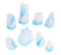 POPETPOP 8piezas Adornos De Acuario Miniatura Forma De Iceberg Decoración Realista para Peceras para Paisajes Acuáticos