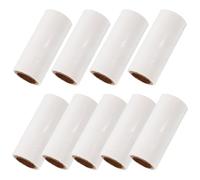 POPETPOP 9 Recambios Rodillo Quitapelusas para Pelo de Mascotas Hojas Extra Adhesivas 30 por Rollo Mini Recambio Portátil Blanco Adecuado para Ropa Muebles y Viajes Removedor Pelusa