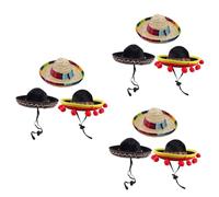 POPETPOP 9 Uds Sombrero para Mascotas Tocado Manual para Gatos Y Niños
