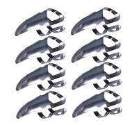 POPETPOP 9piezas Púas De Dedo De Acero Inoxidable Ajustables Para Guitarra Protectores Ergonómicos Para Músicos Principiantes y Expertos