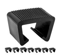POPETPOP Abrazaderas para Sofá de Patio de Ratán Negro, Clips para Muebles Exteriores de Abs, 8 Piezas para Fijar Módulos y Evitar Movimiento en Muebles de Jardín