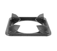 POPETPOP Accesorio para Estufa de Gas Anillo para Wok y Soporte de Hierro Fundido Antideslizante, Rejilla para Quemador, Adecuado para Fogones y Cocina Doméstica, 7X7X1.37 Pulgadas