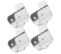 POPETPOP Accesorios De Acero Inoxidable para Cortinas Soportes De Apoyo Montaje En Pared