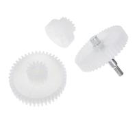 POPETPOP Accesorios de Engranajes de Acero Inoxidable para Picadora de Carne, Juego de 3 Piezas (45 Dientes, 15/54 Dientes, 15/45 Dientes) para Uso Doméstico en Cocinas, Repuestos