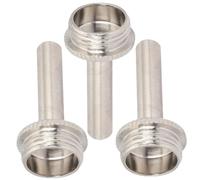 POPETPOP Accesorios de Trompeta 3 Piezas Varillas para Dedo de Trompeta de Acero Inoxidable Plata Resistentes al Óxido y Fáciles de Limpiar para Reparación
