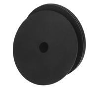 POPETPOP Accesorios para Funda De Cepillo De Inodoro Redondos 4 Piezas 80d2-pp Negro Polipropileno Protector Antisalpicaduras para Baño