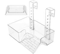POPETPOP Accesorios para Tortugas Plataforma para Tomar el Sol y Rampa de Escalada, para Acuarios y Terrarios de Reptiles Acuáticos