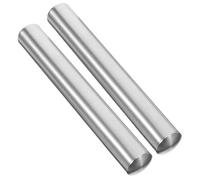 POPETPOP Accesorios Repuesto de Mango Metálico para Cepillo de Baño 2 Piezas, Mango Superior Cubierta Lijada, Adecuado para Limpieza de Inodoros en Hogar y Oficinas