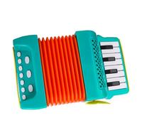 POPETPOP Acordeón para Niños Diseño de Dibujos Animados, Instrumento Musical Educativo para Preescolar, Ejercicio de Agarre Manual, Color Verde, sin Batería, Adecuado para Iniciación Musical Infantil