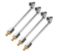 POPETPOP Adaptador de Bomba para Neumáticos de Bicicleta y Motocicleta Conector de Mandril de Rosca Externa 4 Unidades Multifuncionales para Infladores Portátiles y Compresores de Aire