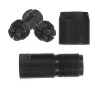 POPETPOP Adaptador de Mandril para Amoladora Angular, Adaptador de Amoladora Angular a Recta, Acero Aleado Negro, Tipo 100, Brocas de 3mm y 6mm, para Metal y Madera, Amolar y Tallar Madera