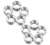 POPETPOP Adaptador de Tornillo para Trípode de Cámara y Soporte de Micrófono, 10 Piezas de Acero Inoxidable Plata, Estable y Confiable para Fotógrafos Profesionales