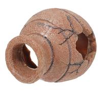 POPETPOP Adorno Decorativo para Cueva de Reptiles de Resina Diseño Realista Que Aumenta la Seguridad y Protege a Tortugas y Ranas en Terrarios