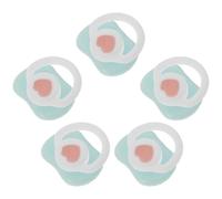 POPETPOP Adornos para Fundas de Teléfono 5 Piezas de Dijes de Chupete en Miniatura Color Azul Claro para Manualidades Diy, Accesorios para Cabello y Decoración Creativa de Bisutería