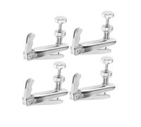 POPETPOP Afinadores Finos Para Violín 4/4 y 3/4, Ajustadores Precisos De Cuerdas, Accesorios Confiables Para Violín Clásico, Color Blanco, Juego De 4 Piezas Para Músicos Profesionales