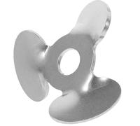 POPETPOP Agitador de Laboratorio Acero Inoxidable 3 Palas 4 Cm sin Eje Herramienta para Remover Suministros Científicos para Mezcla y Dispersión Uniforme en Investigación Reutilizable