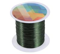 POPETPOP Alambre de Cobre Verde 0.2mm Calibre 32 Flexible Avanzada Conservación de Color para Hacer Collares y Decoraciones de Modelos