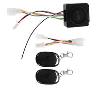 POPETPOP Alarma Antirrobo para Bicicleta y Motocicleta Eléctrica 36-72v Sensor de Vibración y Movimiento Sistema de Seguridad Multifuncional Control Remoto Interruptor de Seguridad para