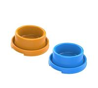 POPETPOP Alimentador Doble de Comida y Agua para Perros, Comedero Anti-Hormigas para Cachorros, Cuenco para Mascotas