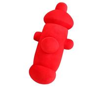 POPETPOP Almohada De Boca De Incendios Apoyo Sofá Cosa Abrazo Almohada Cómoda Jugar Masticar Relleno Juguetes De Peluche Animales Tirar Asiento Sofa Felpa Algodón Rojo