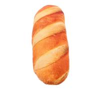 POPETPOP Almohada De Peluche Forma De Pan 50 Cm, Cojín Lumbar Relleno Suave De Microfibra, Diseño 3D Realista, para Hogar, Oficina y Coche, Cojín Decorativo Divertido De Abrazo