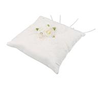 POPETPOP Almohada para Anillos de Boda en Color Claro con Encaje y Diseño Floral Elegante, Textura Suave y Portátil Adecuado para Ceremonia y Propuesta