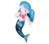 POPETPOP Almohada Sirena Sirenita muñeca Peluche de Sirena muñeca Sirena algodón Blue