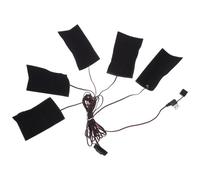 POPETPOP Almohadilla Térmica USB Mini Portátil 2piezas para Chaleco con 3 Niveles de Temperatura, Compatible y Ligera para Ropa en Actividades al Aire Libre en Invierno