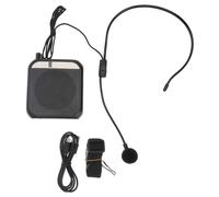 POPETPOP Amplificador de Voz Portátil Altavoz Ligero de ABS con Micrófono Ajustable y Batería 2200mah para Profesores y Cantantes en Reuniones y Enseñanza