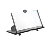 POPETPOP Amplificador Pantalla Móvil Negro con Tecnología Óptica HD Soporte Duradero y Portátil para Ver Vídeos y Películas Interiores y Exteriores