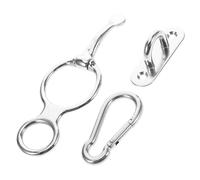 POPETPOP Anillo De Amarre para Caballos De Acero Inoxidable con Perno De Ojo Resistente y Duradero para Establos y Remolques Accesorios Seguros para Equinos Herramienta Estable para Uso Gra